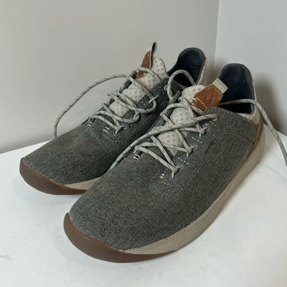 OluKai Size 9 Nanea Li Banyan Sneakers On the Edge Like New Condition